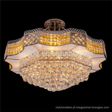 2014 moderno luxo LED lâmpadas de teto de cristal